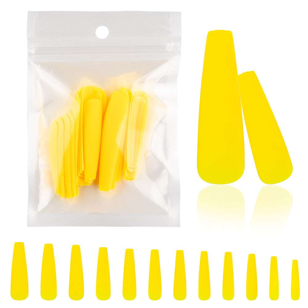 Wholesale Matte Extended Plastic Nail Stickers